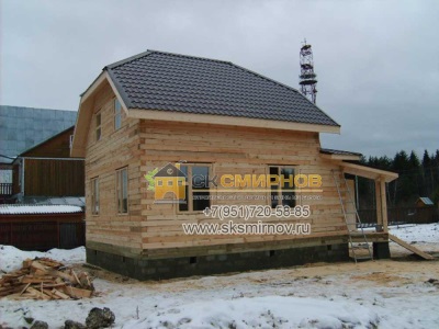 Строительство двухскатной крыши